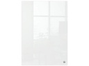 Nobo Acryl-Notiztafel Flach liegend A4, Transparent