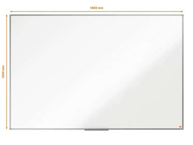 Nobo Magnethaftendes Whiteboard Basic 120 cm x 180 cm, Weiss
