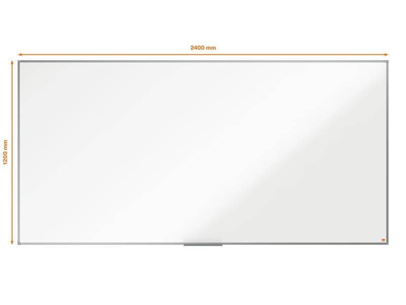 Nobo Magnethaftendes Whiteboard Basic 120 cm x 240 cm, Weiss