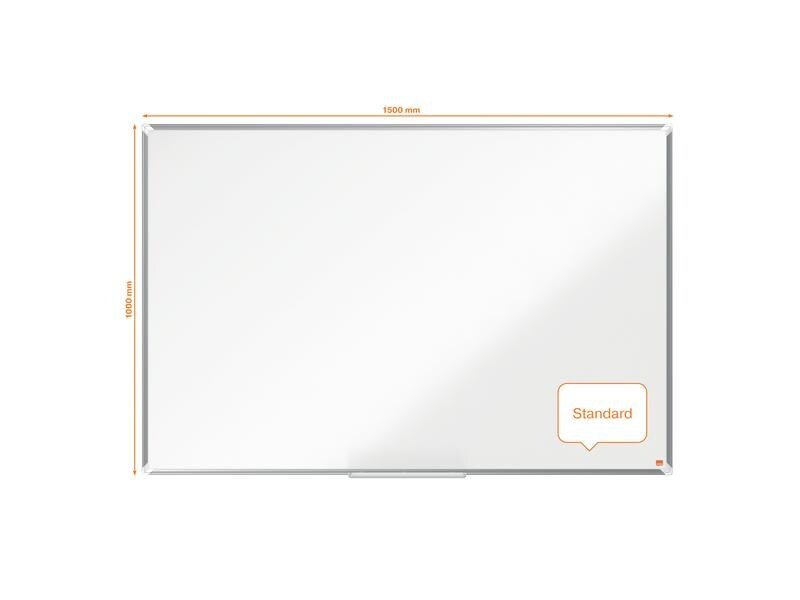 Nobo Whiteboard Premium Plus 100 cm x 150 cm, Weiss