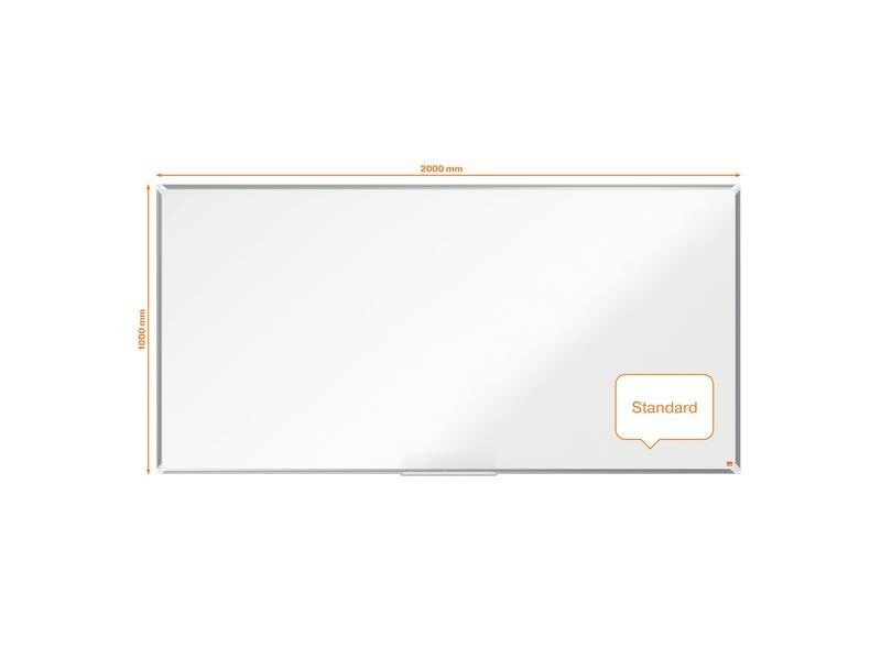 Nobo Whiteboard Premium Plus 100 cm x 200 cm, Weiss
