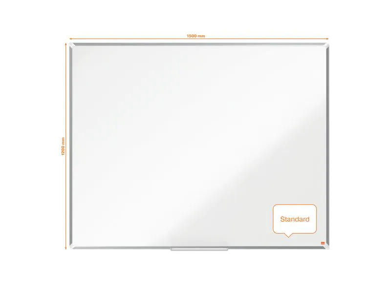 Nobo Whiteboard Premium Plus 120 cm x 150 cm, Weiss