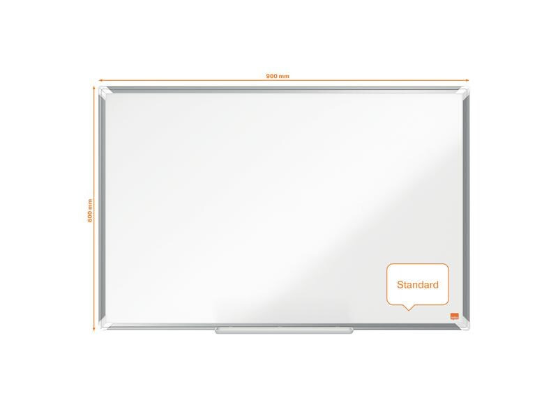 Nobo Whiteboard Premium Plus 60 cm x 90 cm, Weiss
