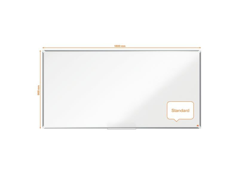 Nobo Whiteboard Premium Plus 90 cm x 180 cm, Weiss