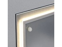 Sigel Glassboard LED artverum 48 cm x 48 cm, Grau