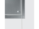 Sigel Glassboard LED artverum 48 cm x 48 cm, Grau