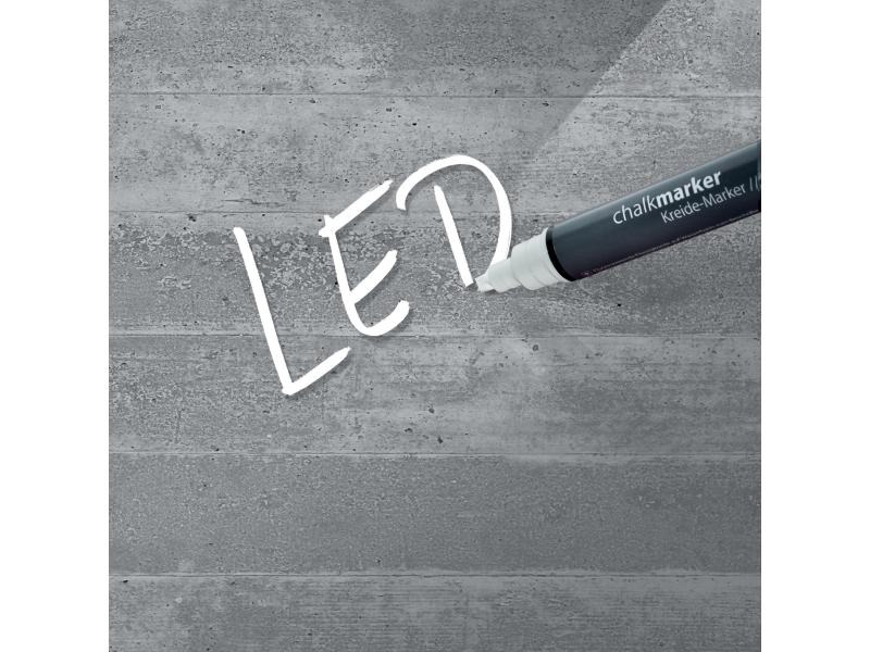 Sigel Glassboard LED artverum 48 cm x 48 cm, Grau