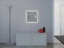 Sigel Glassboard LED artverum 48 cm x 48 cm, Grau