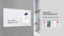Sigel Magnethaftendes Glassboard 46 cm x 91 cm, Weiss