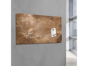 Sigel Magnethaftendes Glassboard Artverum 91 x 46 cm, Bronze-Optik