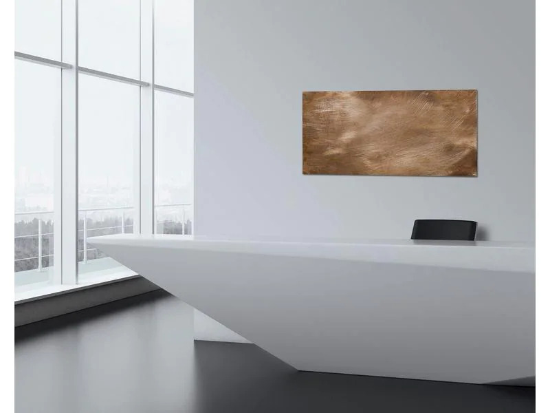 Sigel Magnethaftendes Glassboard Artverum 91 x 46 cm, Bronze-Optik