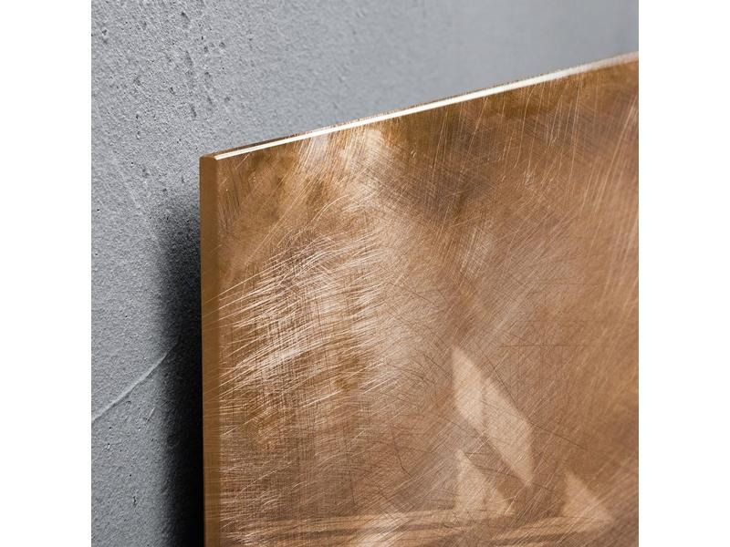 Sigel Magnethaftendes Glassboard Artverum 91 x 46 cm, Bronze-Optik