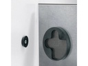 Sigel Magnethaftendes Glassboard artverum 40 cm x 60 cm, Schwarz