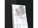 Sigel Magnethaftendes Glassboard artverum 40 cm x 60 cm, Schwarz