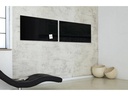 Sigel Magnethaftendes Glassboard artverum 45 cm x 91 cm, Schwarz