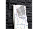 Sigel Magnethaftendes Glassboard artverum 46 cm x 91 cm, Anthrazit