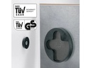 Sigel Magnethaftendes Glassboard artverum 48 cm x 48 cm, Beige