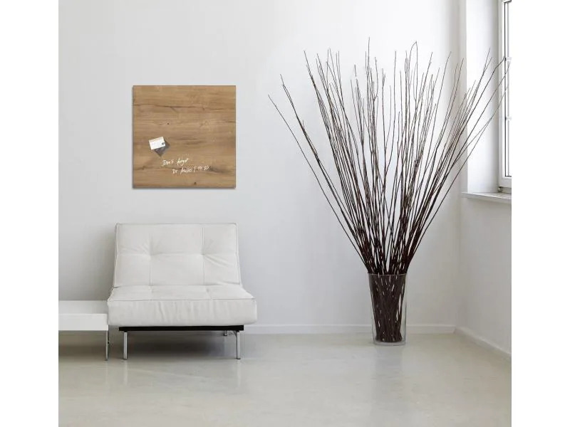Sigel Magnethaftendes Glassboard artverum 48 cm x 48 cm, Beige