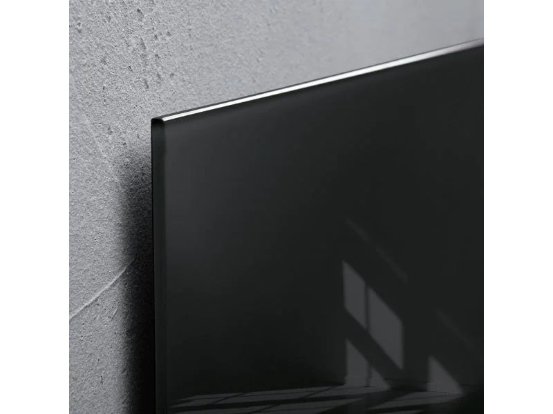 Sigel Magnethaftendes Glassboard artverum 65 cm x 100 cm, Schwarz