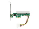 Delock PCI-E Riser Karte x1 zu 1 x PCI 32 Bit 5 V Slot