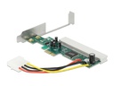 Delock PCI-E Riser Karte x1 zu 1 x PCI 32 Bit 5 V Slot