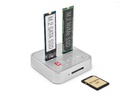 Delock Dockingstation für SSD mit SD Express und Card Reader