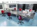 Giroflex Bürostuhl Chair2Go 434 Schwarz/Rot