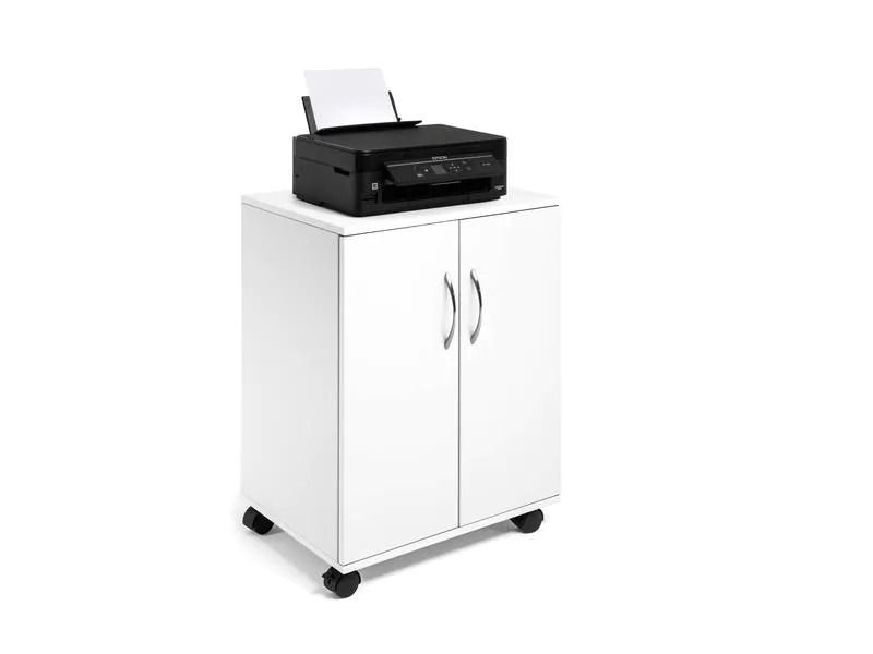 DURABLE Multifunktionswagen 74/53 2 Türen, 2 Böden, Weiss