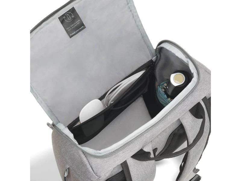 DICOTA Notebook-Rucksack Eco Motion 15.6 , Hellgrau