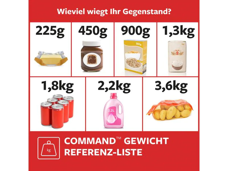 3M Haken Command L Weiss, 2.2 kg