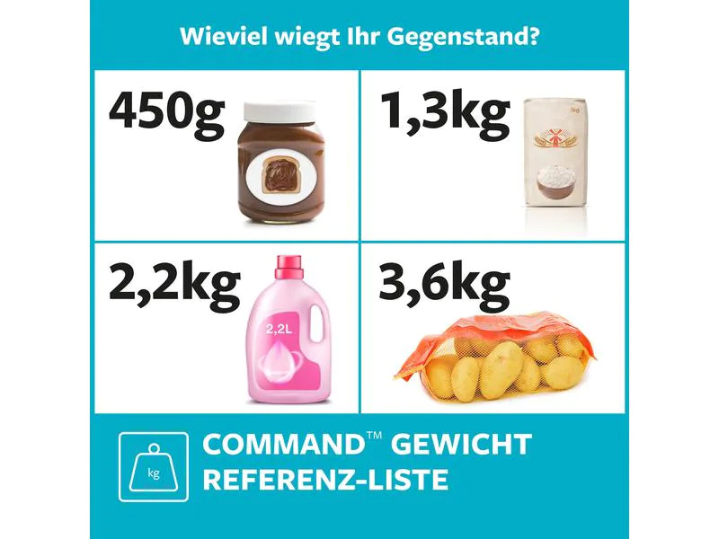 3M Haken Command L Weiss, 2.3 kg, 1 Stück