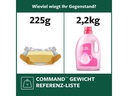 3M Haken Command M Outdoor Transparent, 900 g