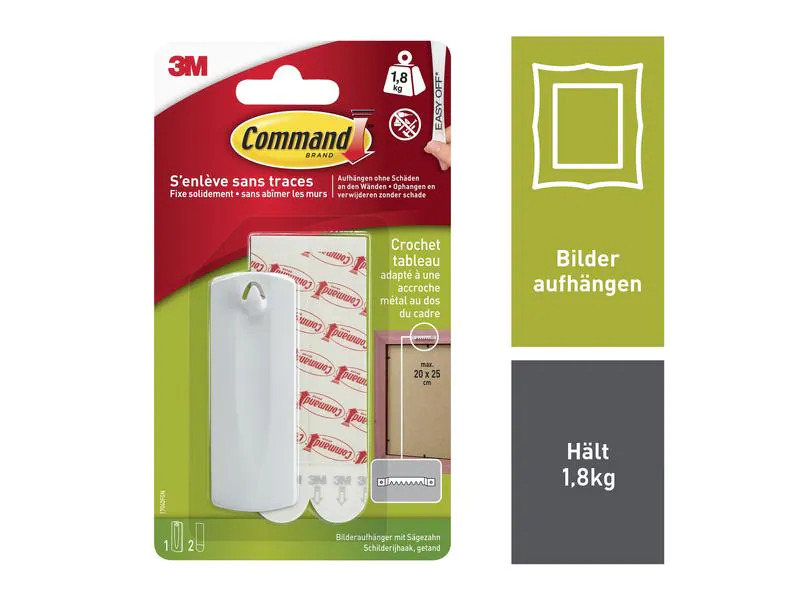 3M Haken Command Weiss, 1,8 kg