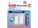 tesa Doppelhaken Powerstrips WP LARGE Weiss/Silber, 3 kg
