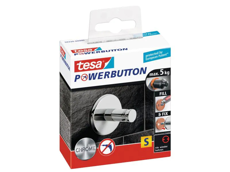 tesa Haken Klein Silber