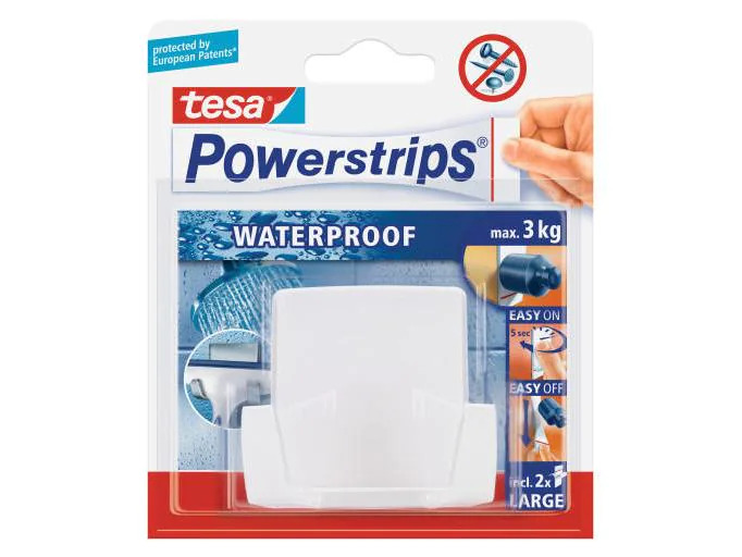 tesa Haken Powerstrips WP Weiss, 3 kg