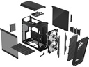 Fractal Design PC-Gehäuse Torrent Compact RGB TG Light Tint Schwarz