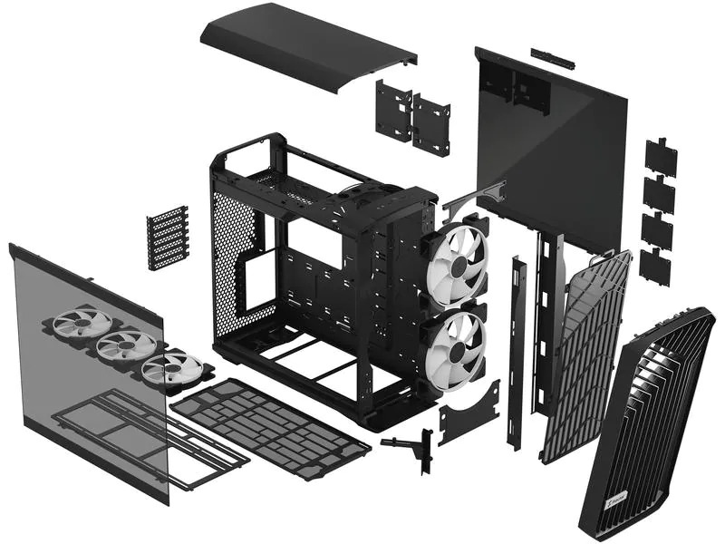 Fractal Design PC-Gehäuse Torrent RGB TG Schwarz