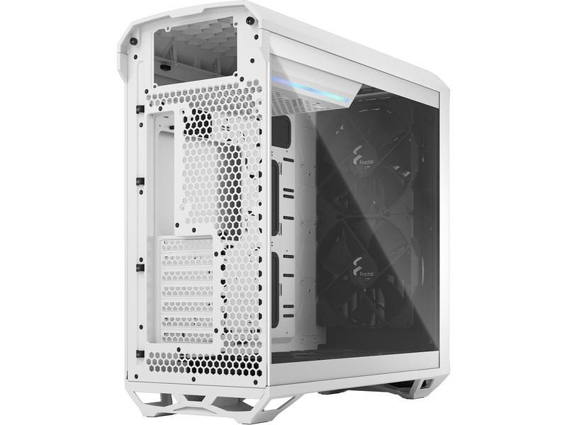 Fractal Design PC-Gehäuse Torrent TG Clear Weiss