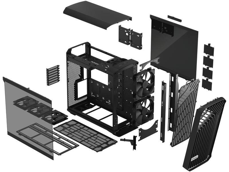 Fractal Design PC-Gehäuse Torrent TG Light Schwarz
