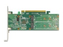 Delock Host Bus Adapter PCI Express x16 - 4x NVMe M.2 Key M