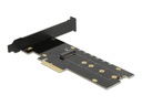 Delock Host Bus Adapter PCIe x4 - M.2, NVMe, Key M, RGB-LED