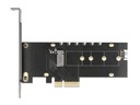 Delock Host Bus Adapter PCIe x4 - M.2, NVMe, Key M, RGB-LED