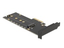 Delock Host Bus Adapter PCIe x4 - M.2, NVMe, Key M, RGB-LED