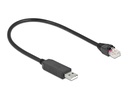 Delock Anschlusskabel USB-A zu RS-232 RJ45, 25 cm