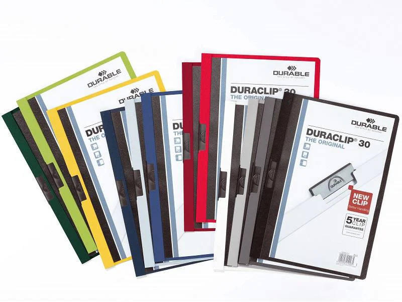 DURABLE Klemmhefter Duraclip 30 A4, Gelb