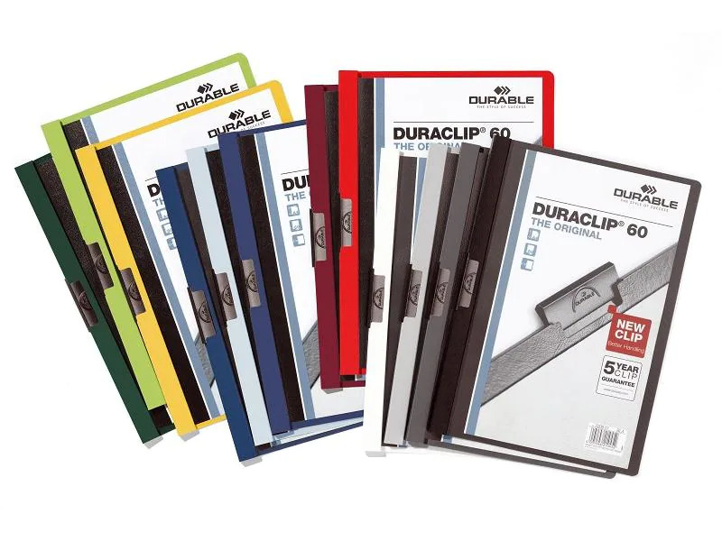 DURABLE Klemmhefter Duraclip 60 A4, Dunkelblau