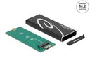 Delock Externes Gehäuse SuperSpeed USB 3.2 Gen 2 - SATA SSD M.2