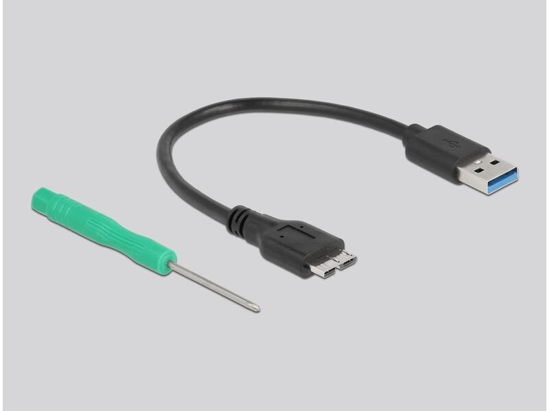 Delock Externes Gehäuse SuperSpeed USB für mSATA