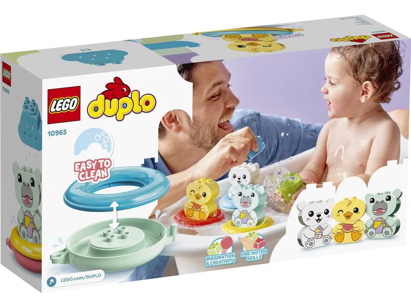 LEGO® DUPLO® Badewannenspass: Schwimmender Tierzug 10965